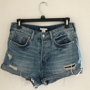 Jeans ripped short, perfect high fit